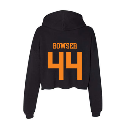 UTEP - NCAA Football : Shakaun Bowser - Women's Crop Fleece Hoodie-1