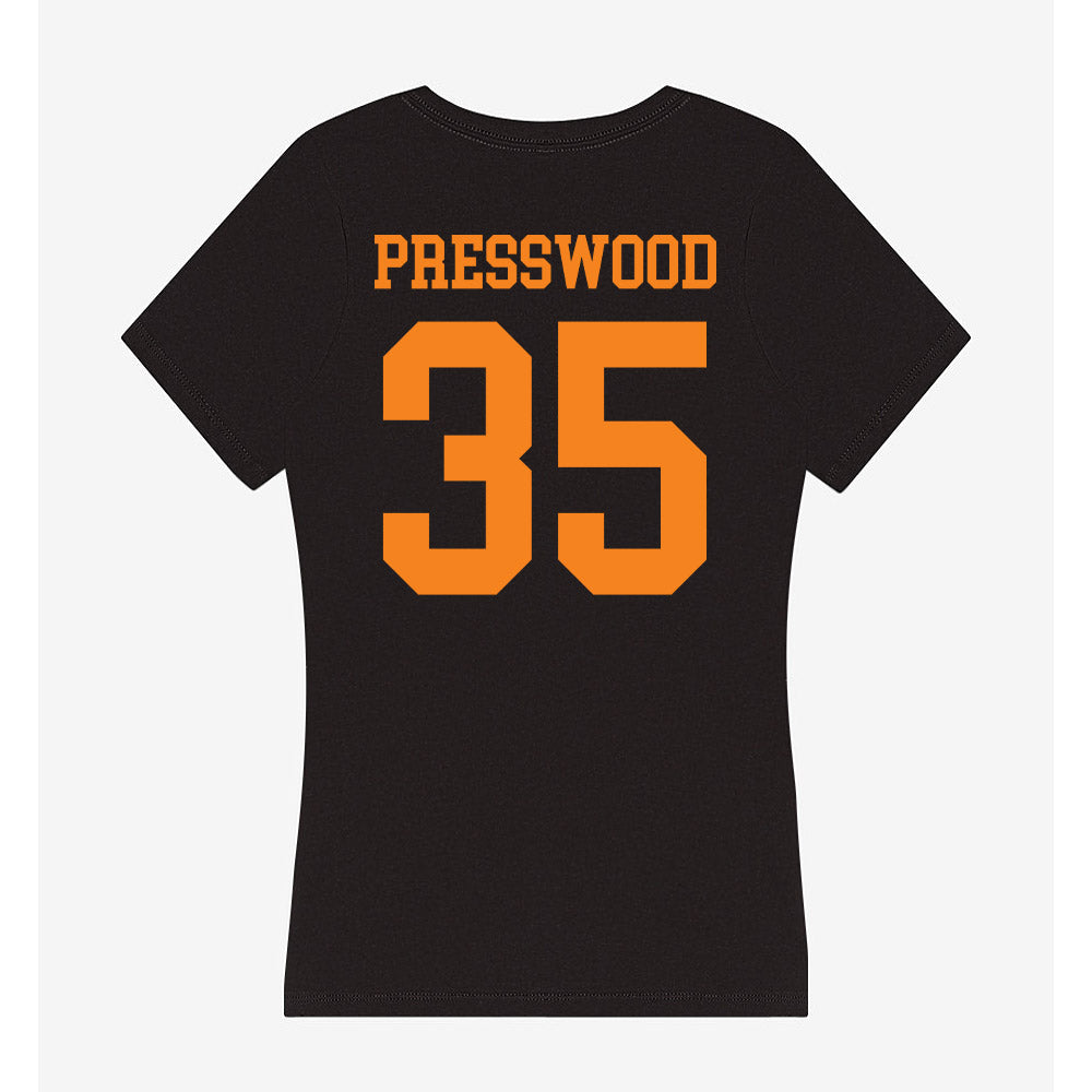UTEP - NCAA Softball : Ryann Presswood - Women's V-Neck T-Shirt-1