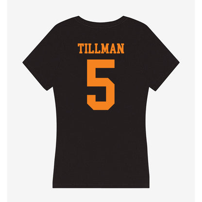 UTEP - NCAA Football : TJ Tillman - Women's V-Neck T-Shirt-1