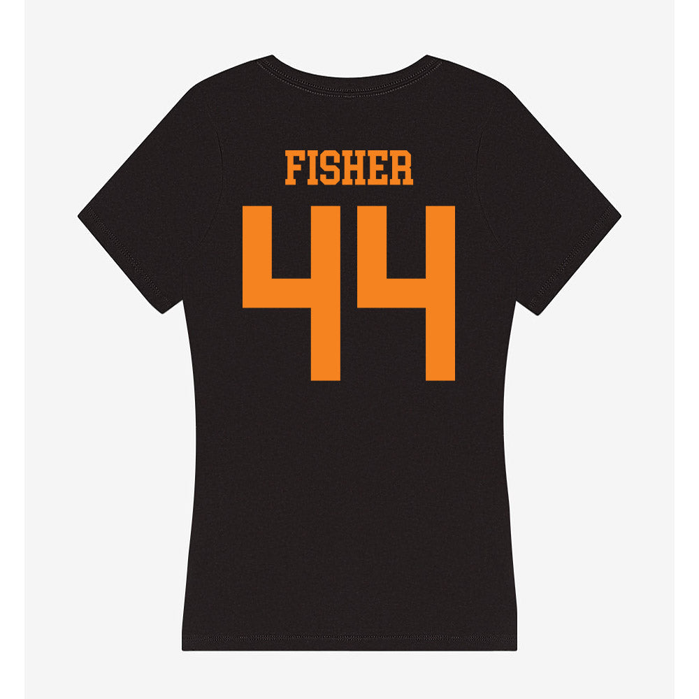 UTEP - NCAA Football : Oryend Fisher - Women's V-Neck T-Shirt-1