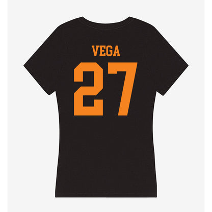UTEP - NCAA Softball : Tatyana Vega - Women's V-Neck T-Shirt-1