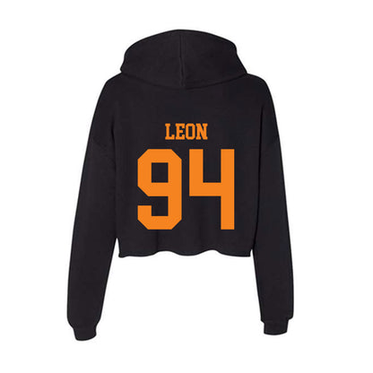 UTEP - NCAA Football : Jimmy Leon - Women's Crop Fleece Hoodie-1