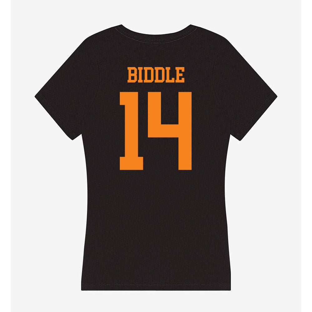 UTEP - NCAA Football : Chace Biddle - Women's V-Neck T-Shirt-1