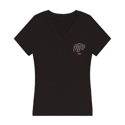 UTEP - NCAA Women's Golf : Atikan Cherdchoo - Women's V-Neck T-Shirt-0