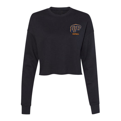 UTEP - NCAA Football : Carson Loeb - Women's Cropped Crew Fleece-0