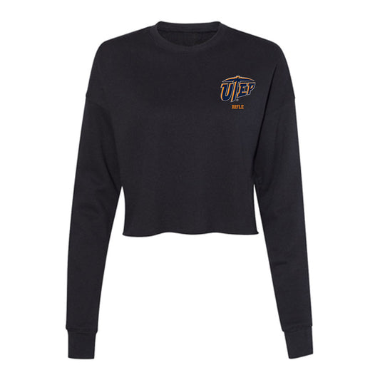 UTEP - NCAA Rifle : Carlee Valenta - Women's Cropped Crew Fleece-0