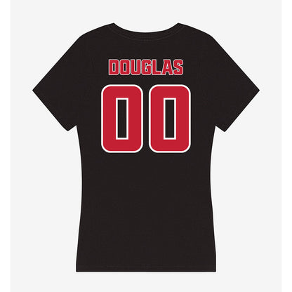 DU - NCAA Men's Lacrosse : Jimmy Douglas - Women's V-Neck T-Shirt-1