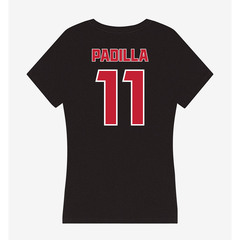DU - NCAA Women's Basketball : Karolina Padilla - Women's V-Neck T-Shirt-1