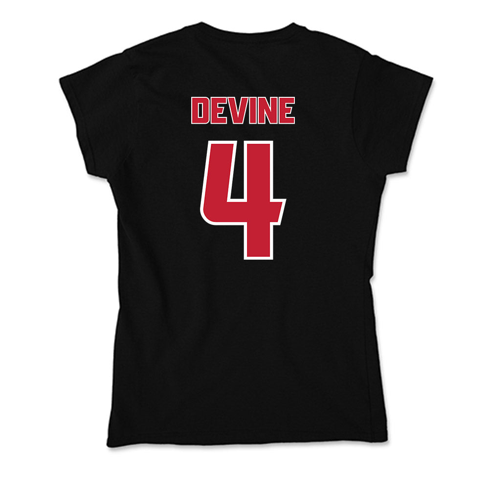 DU - NCAA Men's Ice Hockey : Jack Devine - Soft Style Women’s T-Shirt-1