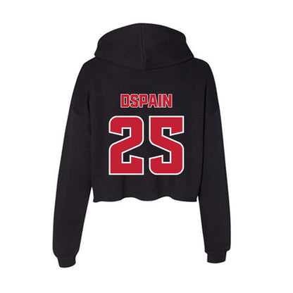 DU - NCAA Men's Lacrosse : Jack Dspain - Women's Crop Fleece Hoodie-1