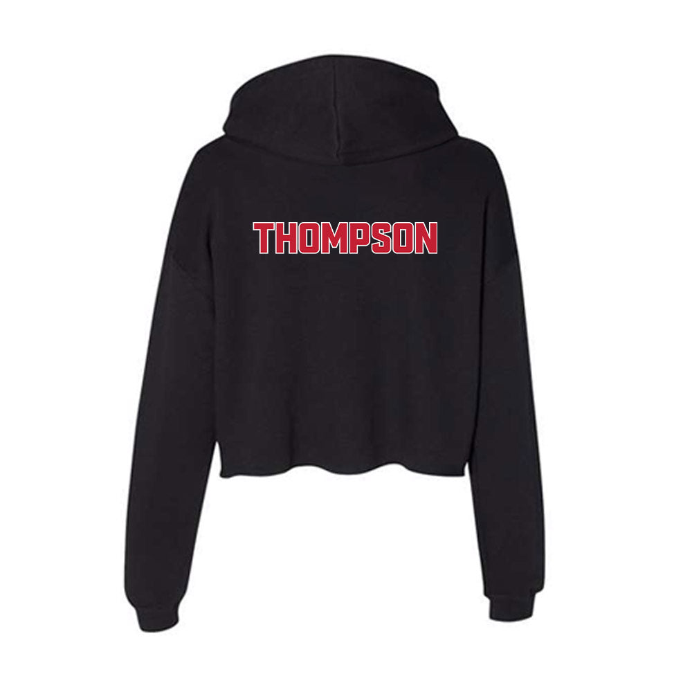 DU - NCAA Women's Gymnastics : Abbie Thompson - Women's Crop Fleece Hoodie-1