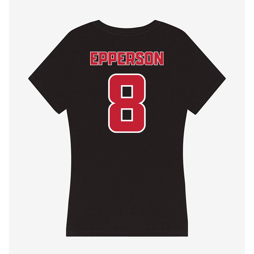 DU - NCAA Men's Ice Hockey : Kristian Epperson - Women's V-Neck T-Shirt-1