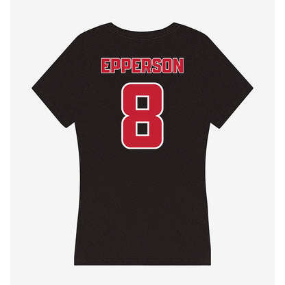 DU - NCAA Men's Ice Hockey : Kristian Epperson - Women's V-Neck T-Shirt-1