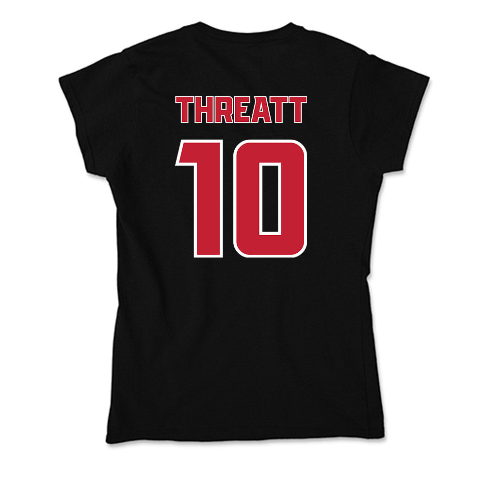 DU - NCAA Men's Basketball : Logan Threatt - Soft Style Women’s T-Shirt-1