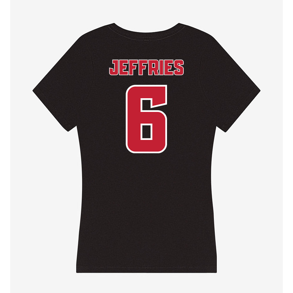 DU - NCAA Women's Soccer : Riley Jeffries - Women's V-Neck T-Shirt-1