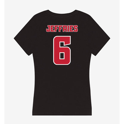 DU - NCAA Women's Soccer : Riley Jeffries - Women's V-Neck T-Shirt-1