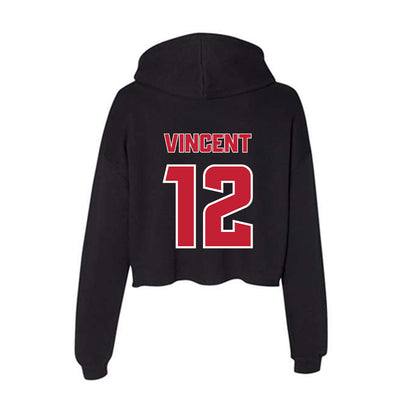 DU - NCAA Women's Soccer : Luci Vincent - Women's Crop Fleece Hoodie-1
