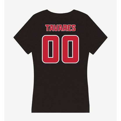 DU - NCAA Men's Lacrosse : Justin Tavares - Women's V-Neck T-Shirt-1