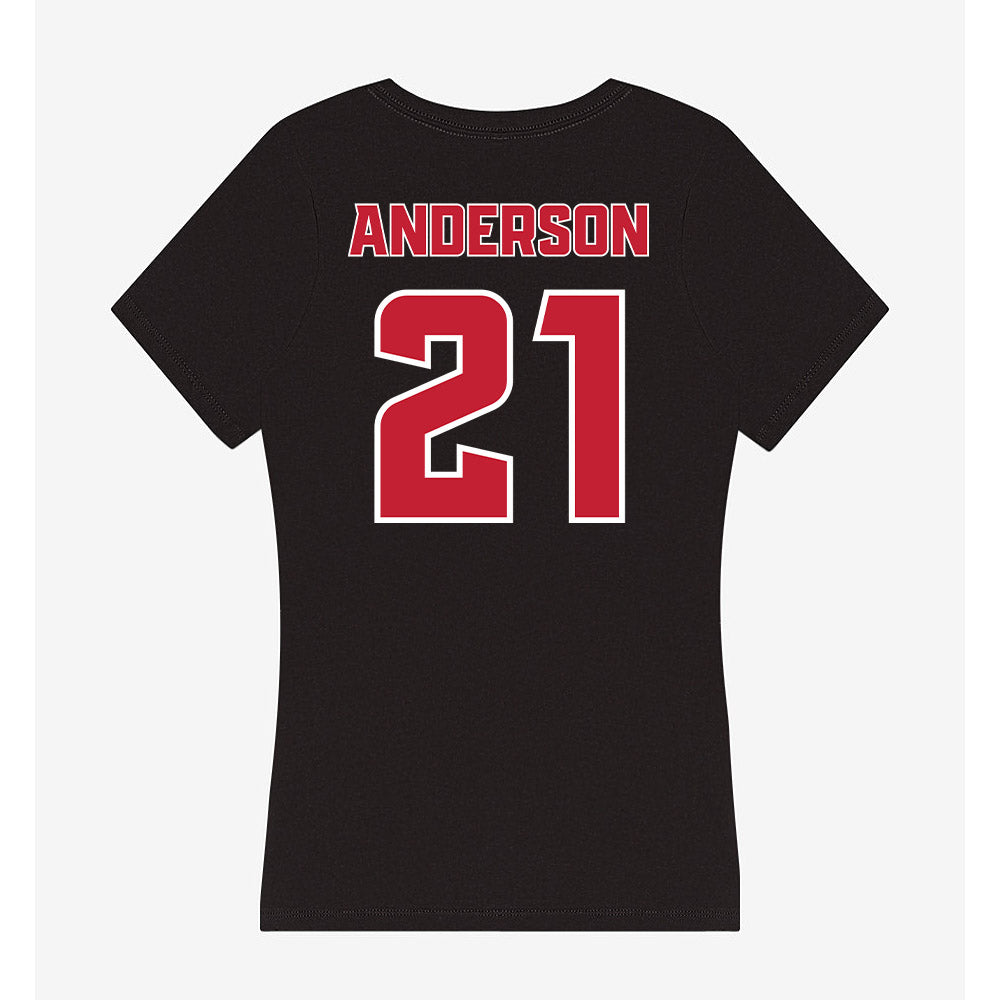 DU - NCAA Men's Ice Hockey : Kent Anderson - Women's V-Neck T-Shirt-1