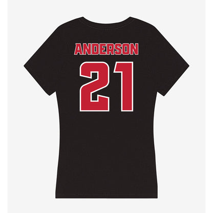 DU - NCAA Men's Ice Hockey : Kent Anderson - Women's V-Neck T-Shirt-1