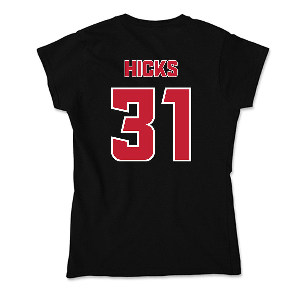 DU - NCAA Men's Ice Hockey : Johnny Hicks - Soft Style Women’s T-Shirt-1