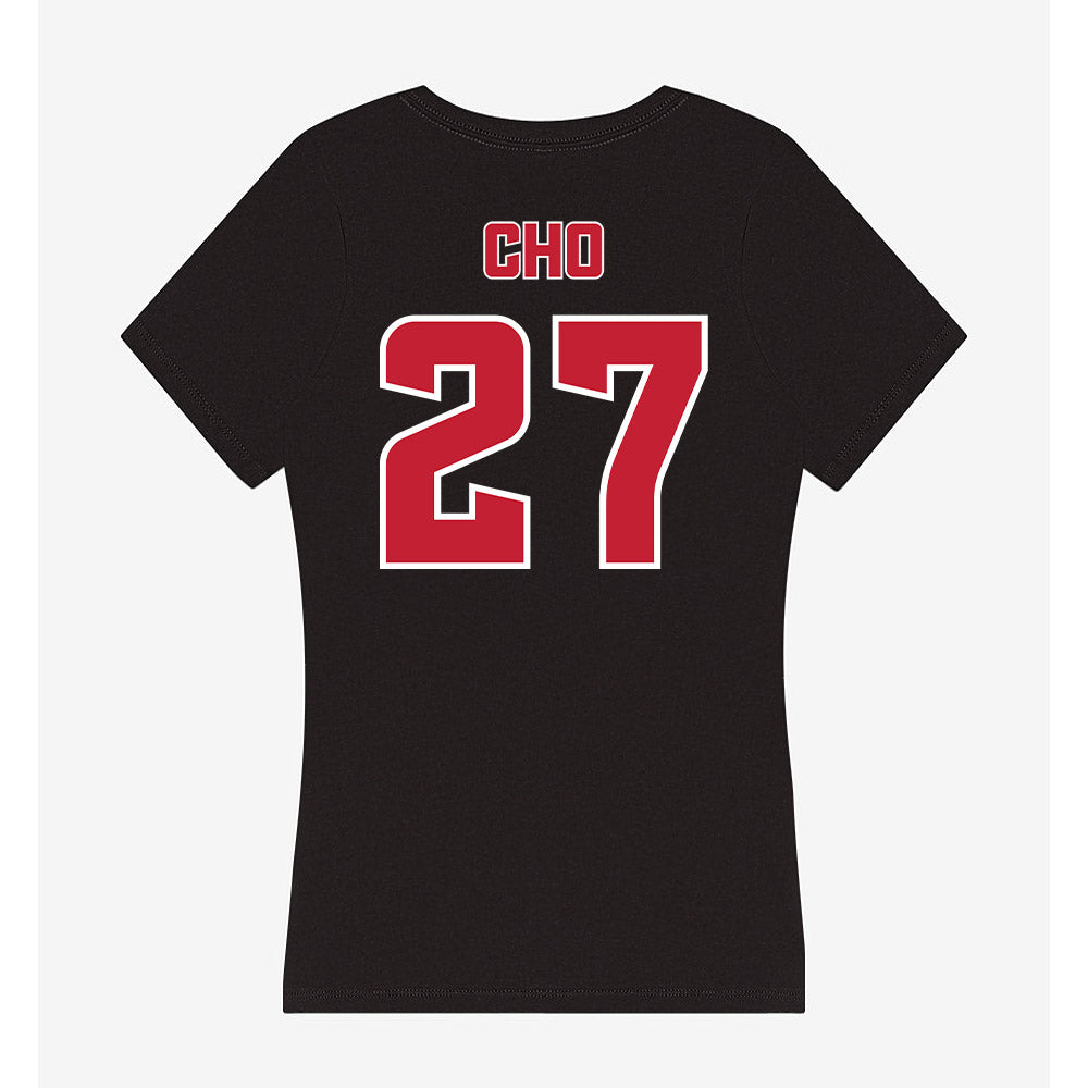 DU - NCAA Women's Lacrosse : Chelsea Cho - Women's V-Neck T-Shirt-1