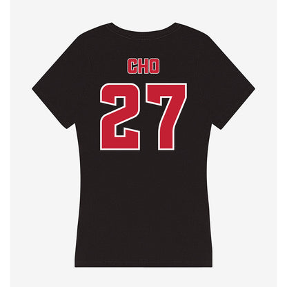 DU - NCAA Women's Lacrosse : Chelsea Cho - Women's V-Neck T-Shirt-1