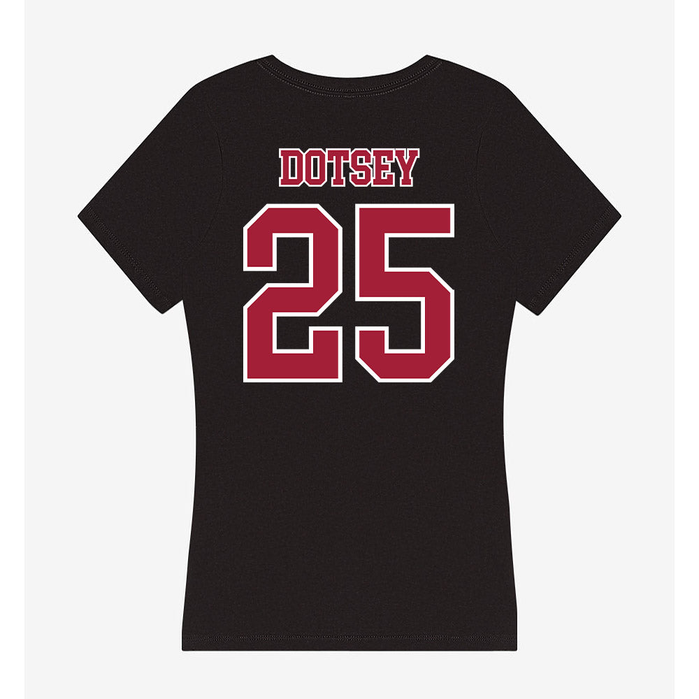 St. Joe's - NCAA Women's Basketball : Rian Dotsey - Women's V-Neck T-Shirt-1