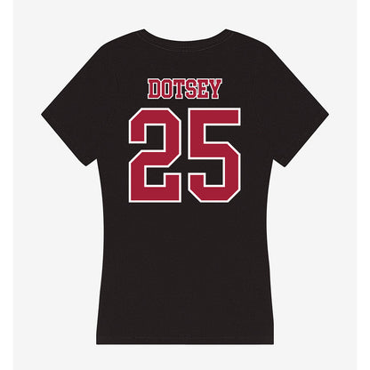 St. Joe's - NCAA Women's Basketball : Rian Dotsey - Women's V-Neck T-Shirt-1