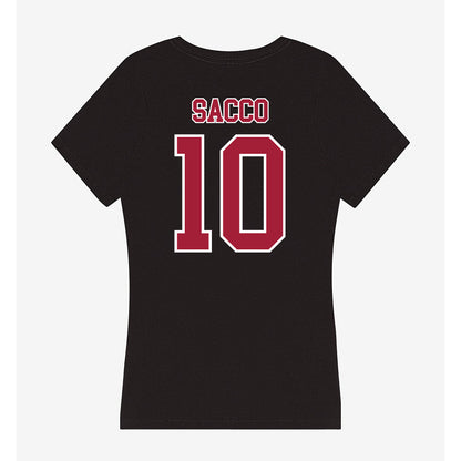 St. Joe's - NCAA Men's Basketball : Keoni Sacco - Women's V-Neck T-Shirt-1