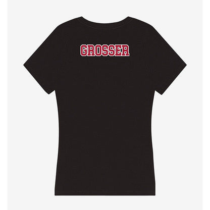 St. Joe's - NCAA Men's Rowing : Malwin Grosser - Women's V-Neck T-Shirt-1