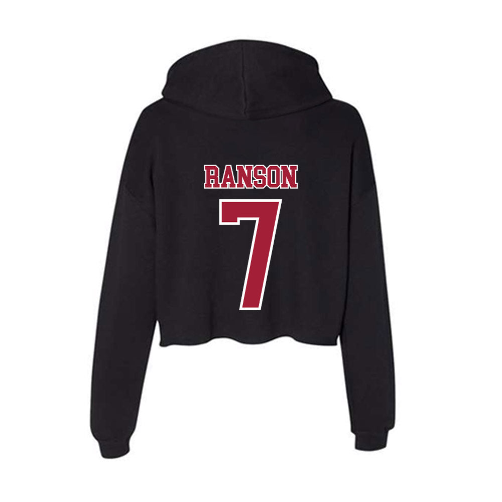 St. Joe's - NCAA Men's Basketball : Bj Ranson - Women's Crop Fleece Hoodie-1