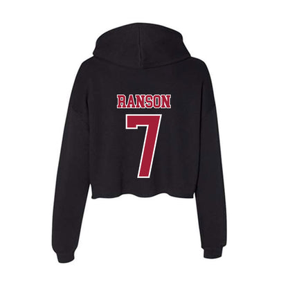 St. Joe's - NCAA Men's Basketball : Bj Ranson - Women's Crop Fleece Hoodie-1