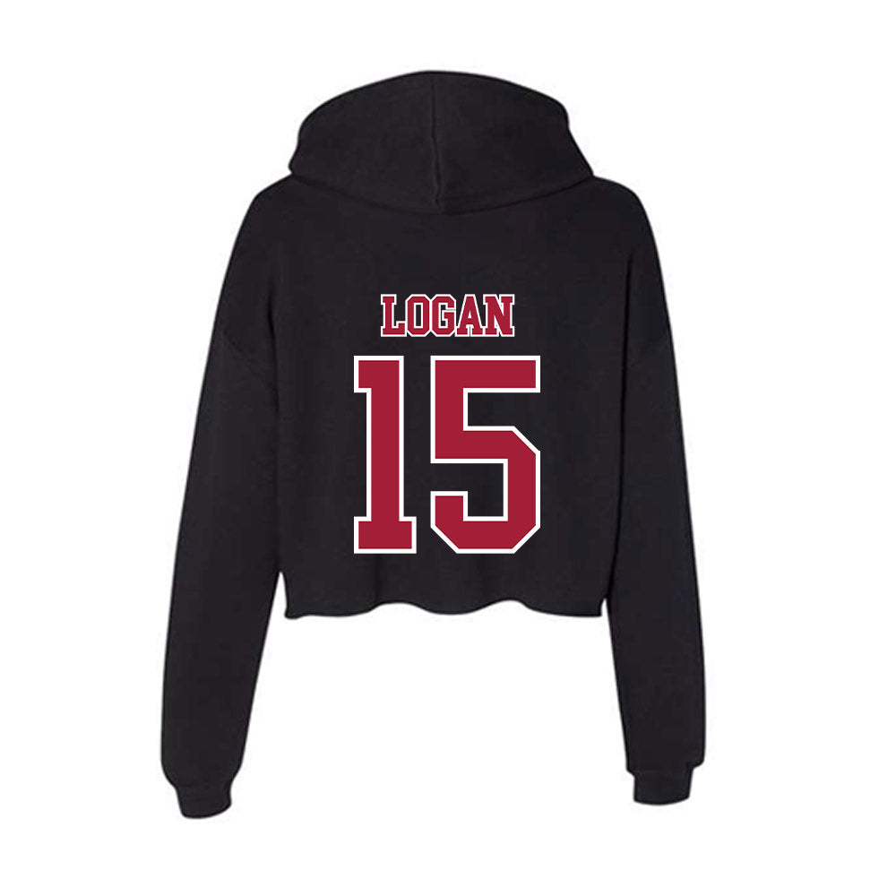 St. Joe's - NCAA Men's Basketball : Sean Logan - Women's Crop Fleece Hoodie-1