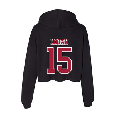 St. Joe's - NCAA Men's Basketball : Sean Logan - Women's Crop Fleece Hoodie-1