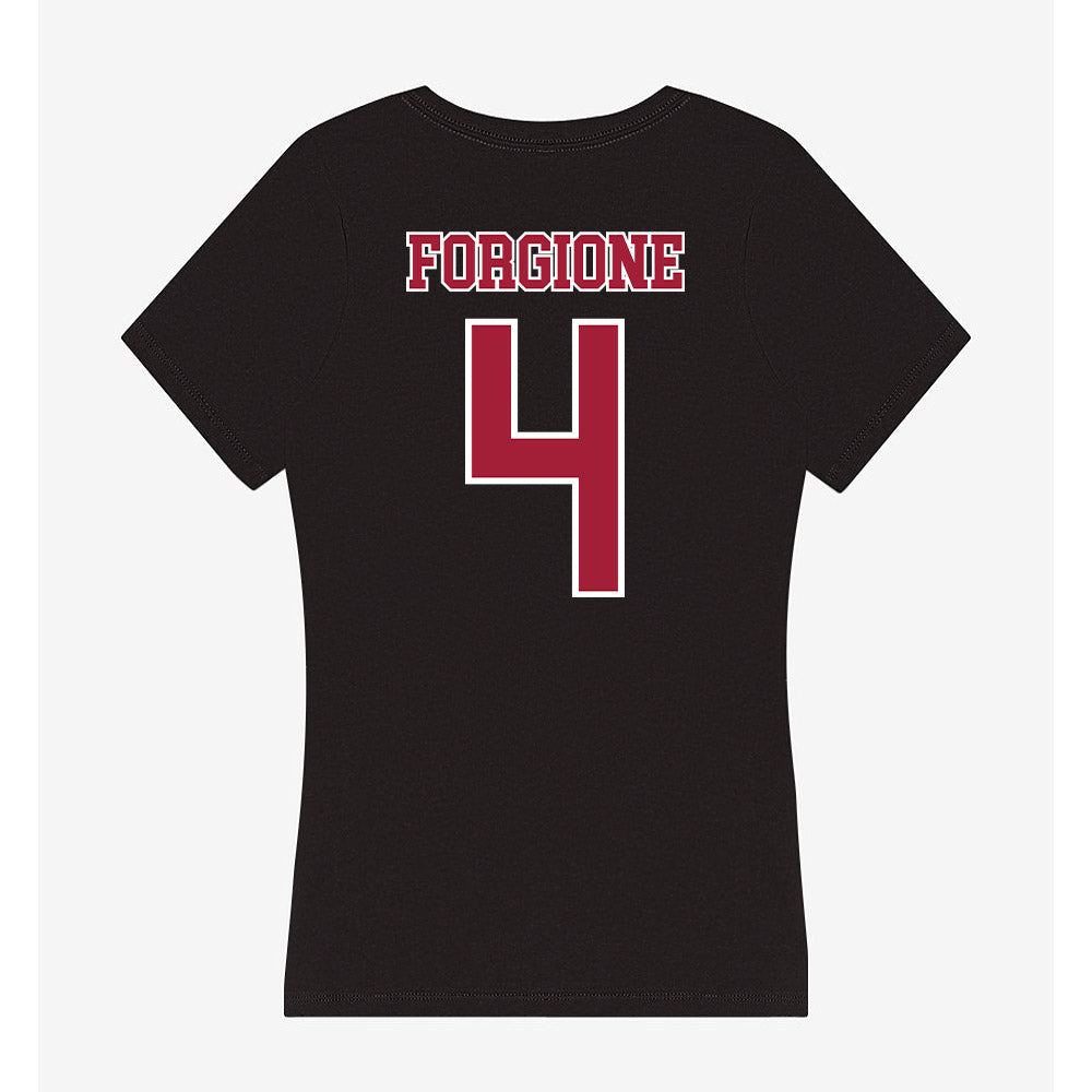 St. Joe's - NCAA Baseball : Max Forgione - Women's V-Neck T-Shirt-1