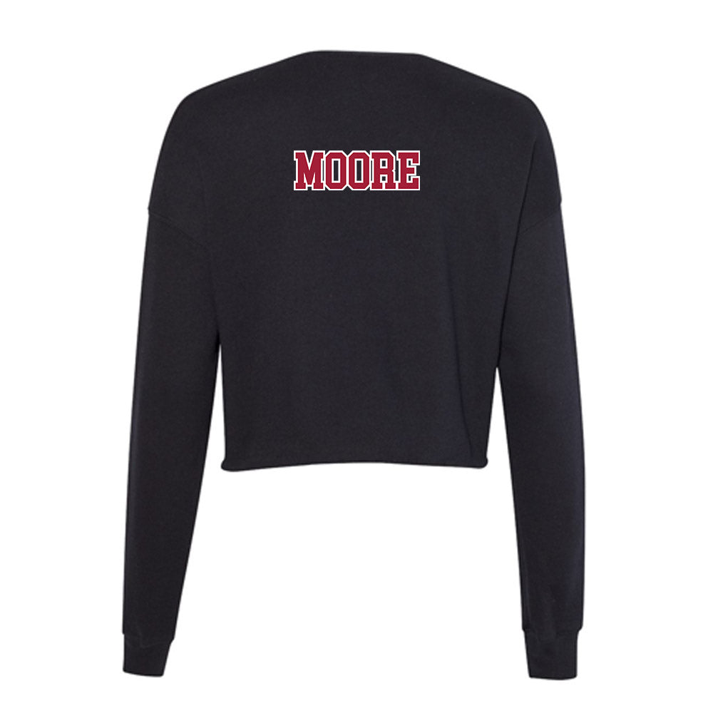 St. Joe's - NCAA Men's Track & Field : Jerael Moore - Women's Cropped Crew Fleece-1