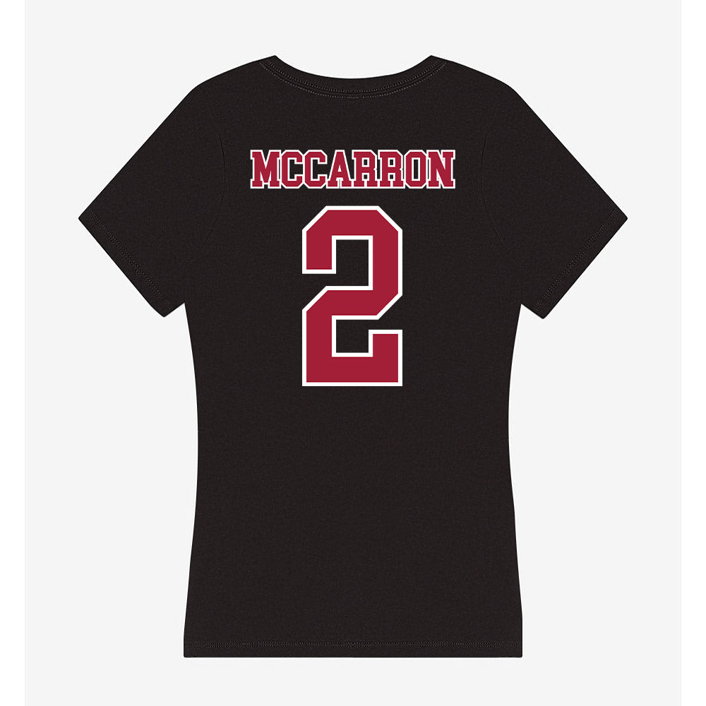 St. Joe's - NCAA Baseball : Duke McCarron - Women's V-Neck T-Shirt-1