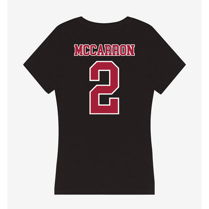 St. Joe's - NCAA Baseball : Duke McCarron - Women's V-Neck T-Shirt-1