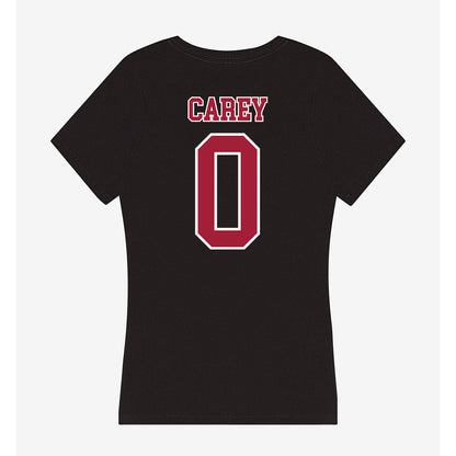 St. Joe's - NCAA Men's Basketball : Logan Carey - Women's V-Neck T-Shirt-1