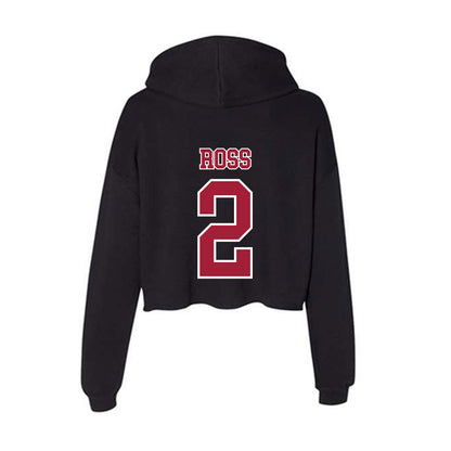 St. Joe's - NCAA Men's Soccer : Jake Ross - Women's Crop Fleece Hoodie-1