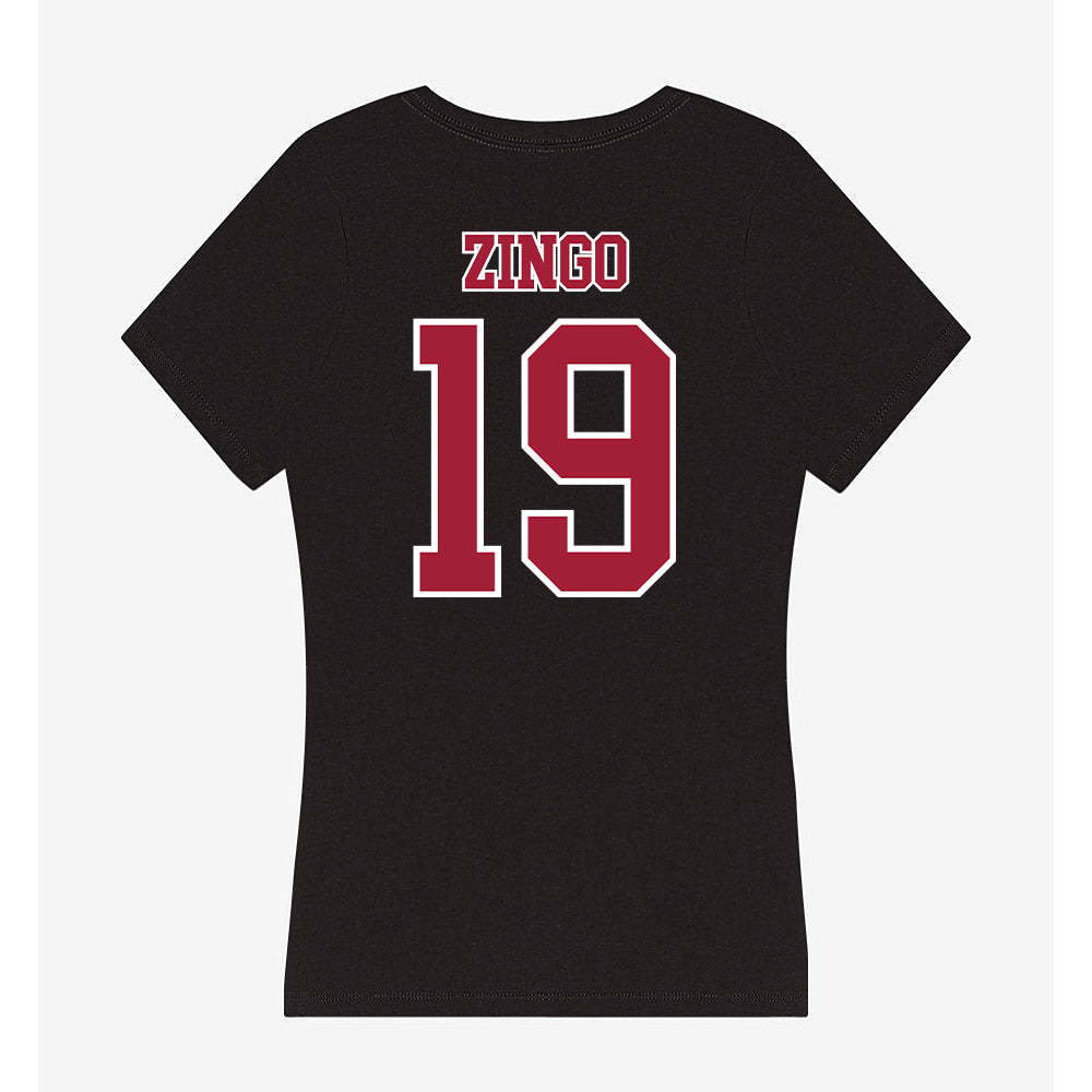 St. Joe's - NCAA Men's Lacrosse : James Zingo - Women's V-Neck T-Shirt-1