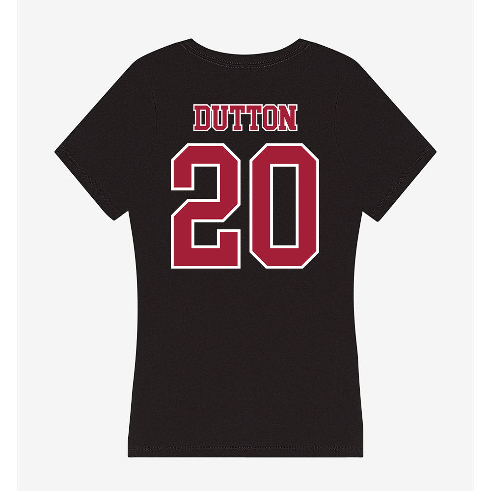 St. Joe's - NCAA Men's Lacrosse : Ben Dutton - Women's V-Neck T-Shirt-1