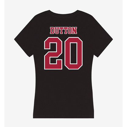 St. Joe's - NCAA Men's Lacrosse : Ben Dutton - Women's V-Neck T-Shirt-1