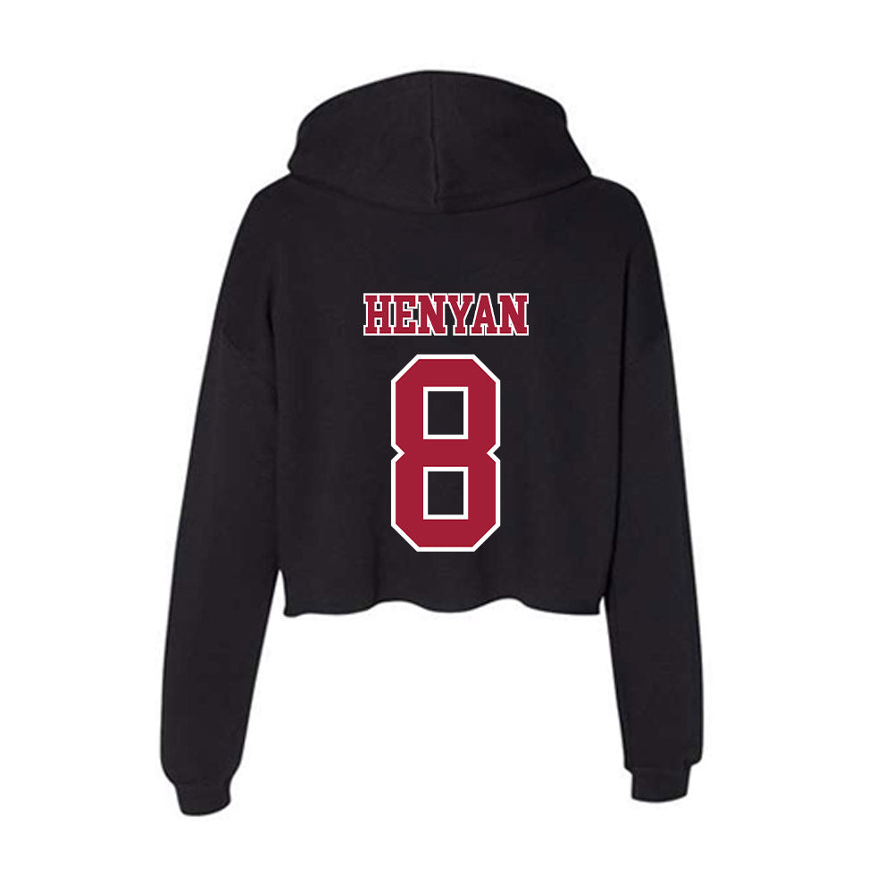 St. Joe's - NCAA Women's Field Hockey : Michaela Henyan - Women's Crop Fleece Hooded Sweatshirt-1