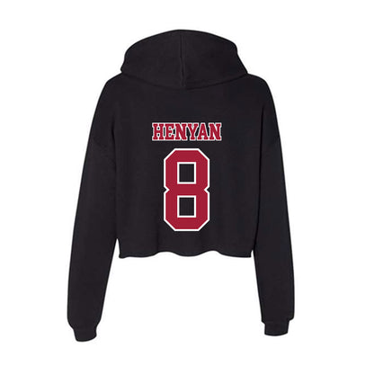 St. Joe's - NCAA Women's Field Hockey : Michaela Henyan - Women's Crop Fleece Hooded Sweatshirt-1