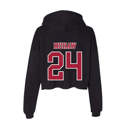 St. Joe's - NCAA Softball : Gianna Muhaw - Women's Crop Fleece Hoodie-1