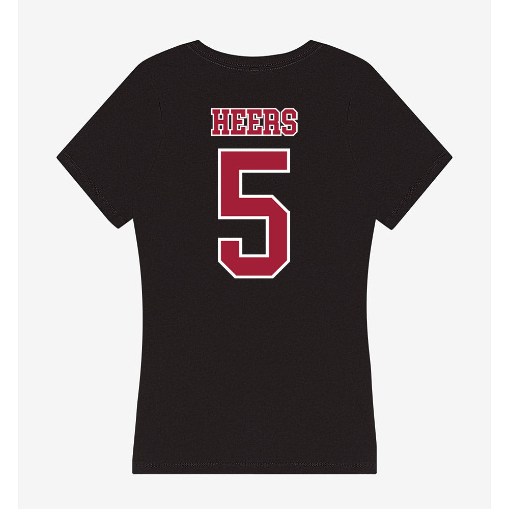 St. Joe's - NCAA Softball : Alivia Heers - Women's V-Neck T-Shirt-1