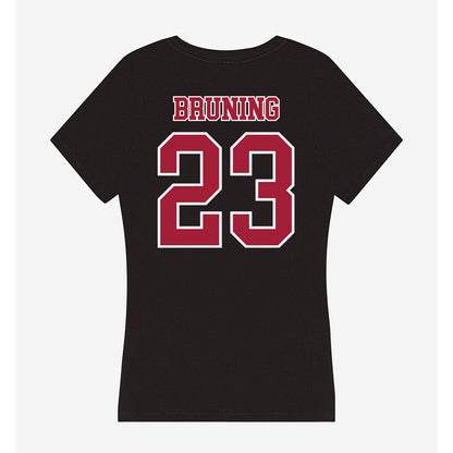 St. Joe's - NCAA Women's Field Hockey : Kiki Bruning - Women's V-Neck T-Shirt-1