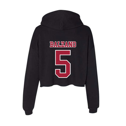 St. Joe's - NCAA Women's Field Hockey : Gabby Balzano - Women's Crop Fleece Hooded Sweatshirt-1